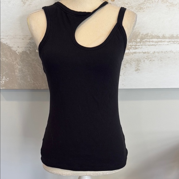Alp N Rock Black Asymmetrical Cutout Tank Top size X-Large - Picture 1 of 7